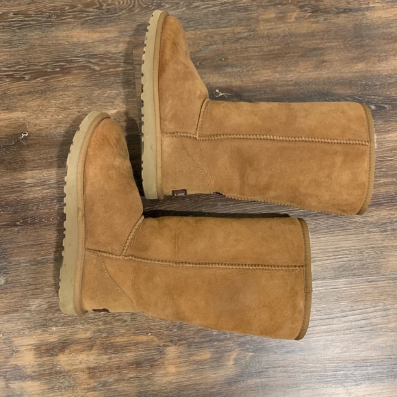 UGG Tan Suede Boots - Picture 2 of 5